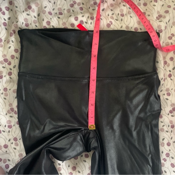 SPANX faux leather leggings in black size small - Picture 7 of 9